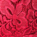 Missmay Women's Red Vintage Floral Lace Boatneck Swing Dress Size Small Photo 11