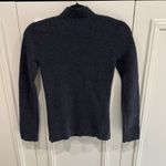Black Goat‎ Cashmere Cardigan Sweater Gray Quiet Luxury Preppy Lux Classic Photo 2