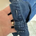 Calvin Klein Denim Dress Women’s Large Long Sleeve Button Up Vintage Retro Blue Photo 5