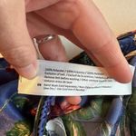 Band of Gypsies Band of‎ Gypsies Blue Floral Print Skirt Ruffle Hem Belted Womens Large Photo 5