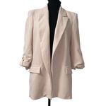 ZARA  Light Pink Open Front Blazer(Size Medium) Photo 2