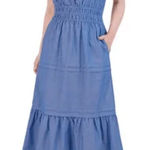 French Connection  Sky Blue Midi Dress Photo 0