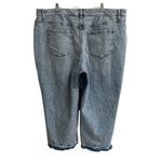 Lane Bryant flex magic waist mid rise wide leg denim jeans women’s 24 light wash Photo 1