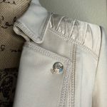 White House | Black Market Beige crop sleeve jacket  Photo 3