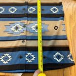 Vintage Capacity Women's Southwestern Aztec Western Rancher Button Up Shirt M Blue Size M Photo 5