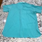 Victoria's Secret Vintage Victoria Secret Gold Label Turquoise Button Down NightGown Pajama Sz S Photo 3
