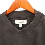 l*space Anthropologie L* Asher Long Sleeve Sweatshirt Dress Charcoal Gray L Photo 6