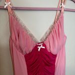 Cherry Mellow Chic Pink Mini Dress with Lace Accents Photo 4