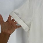 East 5th White Linen Blazer 3 Button Closure Short Sleeve Lightweight Pockets XL Photo 2