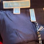 Draper James  NWT blue & white print ruffle hem two pocket back zip mini skirt 6 Photo 6