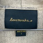 Lovemarks Chunky Knit Two Tone Open Front Oversized Cardigan Photo 5