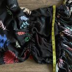 Carolina K 100% Silk Chiffon MIDI Floral Dress Tassel Detail Size Medium Photo 11