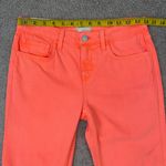 L'Agence NWT  Milana Low Rise Stovepipe‎ Jeans Womens Size 23 Shocking Orange Photo 6