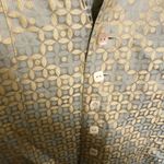 Kai Mira Reversible Silk Mandarin Jacket Green Blue Size M Photo 5