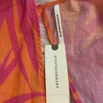 Anthropologie Anthropology Maxi Wrap Dress Vibrant Orange and Pink Dress length 55” bust 32” Photo 12