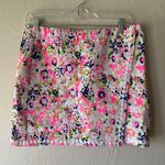 Crown & Ivy Preppy Floral Lace Trimmed Skorts Size 10 Photo 0
