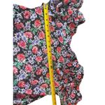 VTG JB too Short Sleeve Blouson Modest Maxi Floral Dress Sz 12 Photo 10