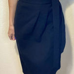 Magaschoni  Classic Wool Pencil Skirt W/ Tie Classy Work Party Photo 0