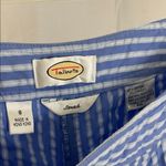 Talbots  Woman's Blue and White Striped Pants Size 8 Photo 3
