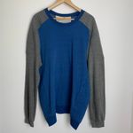 Aviator Nation Blue Crewneck Blue Grey Sweatshirt XXL Photo 7