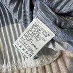 Terrell Dominick Striped Balloon Top Oversized Tunic Long Sleeve Dress Ribbed Black Size undefined Photo 9