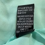 by & by | Sheer Chiffon Sleeveless Mint w/ Stripes Button Down Blouse | Medium Green Photo 5