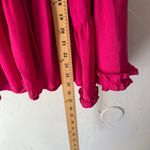 Andrée  by Unit Fuchsia Boho‎ Ruffle Tiered Peasant Blouse Size M Photo 8