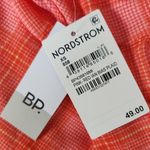 BP NWT . Womens XS Pink Red Ian Bias Plaid Long Balloon Sleeve Midi Dress… Photo 11