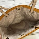 Michael Kors  Mustard Yellow Saffiano Leather Tote Shoulder Bag Photo 5