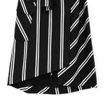 Maje  Jakila Midi Skirt Black White Stripe 40 (L) Photo 3