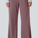 Halara NWT  Flex High Waisted Pocket Work Flare Pants in Brown Women’s Sz Medium Photo 0