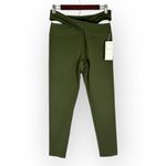 Zella  Perform Crossband 7/8 Leggings Women's Large Olive Green NWT Photo 2