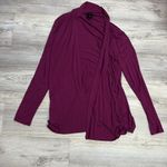 Ann Taylor Women's Purple Long Sleeve Open Front Cardigan Shirt Size SP Photo 3