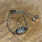 Kendra Scott Elaina Multicolored Druzy Silver Adjustable Bracelet Photo 9