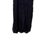 Holding Horses Womens Shirt Dress Button Up Sleeveless Knee length Black Size 8 Photo 3