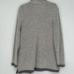 Jadelynn Brooke  1/4 Boyfriend Pullover Sweater Gray Knit Long Sleeve Size M Photo 6