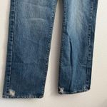 ZARA NWT Straight Leg High Waist Blue Jeans 8 Photo 5