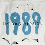 BLANK NYC Taylor Swift 1989 Embroidered Jean Jacket White Denim Size Small 1348 Photo 10