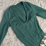 Free People intimately quarter sleeve plunge double lined smooth bodysuit XS Photo 2