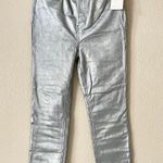 Free People Phoenix Coated Skinny Jean in Silver Photo 2