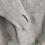 Akini  Gray Ribbed Hooded Knit Sweater Pullover Size Medium Minimalist Casual Photo 2