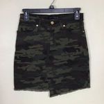 Sanctuary  Women Camo Khaki Skirt Sz. 25 EUC Mini Tattered Dreamer Skirt Photo 2