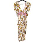 For Love & Lemons NWT  Emma Midi Dress - Marigold Photo 3