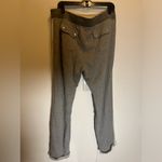 Juicy Couture Gray Cuffed Sweatpants Size XL Snap Back Pockets Side Mesh Detail Photo 5
