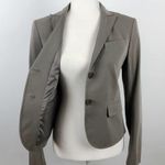 Theory Tailored fitted 2 Button Front Blazer Sz 6 Photo 8