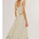 Free People ππ Sweet Hearts Midi Dress ~ Ivory Combo Medium NWOT Photo 7