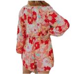 Emily Wonder‎ Floral Long Sleeve Romper, Large Cruise Wear Photo 1
