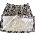 BLANK NYC Faux Leather Snake Print Bodycon Mini Skirt Against All Odds Photo 8