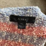 J.Crew  Tweed Striped Cardigan Womens Floral Buttons Xlarge Photo 1