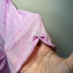 We The Free  Burn Out T-Shirt Pink Pocket Crew Neck Distressed Lightweight  Sz XS Photo 4